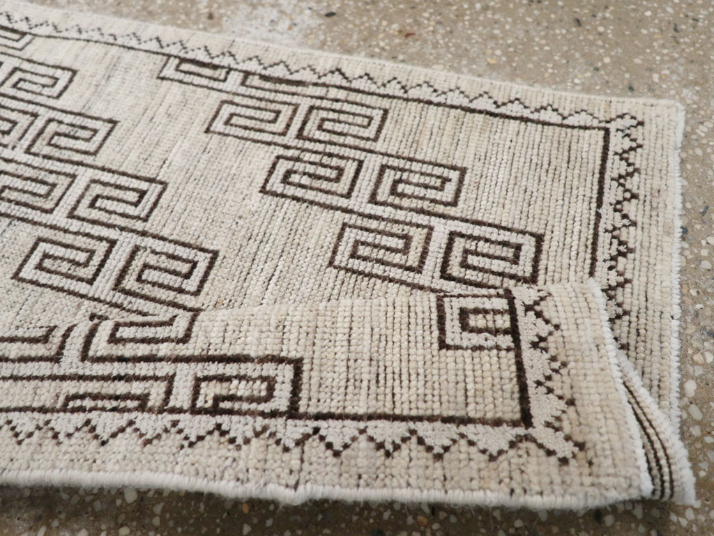 Modern East Turkestan Khotan Throw Rug, No.32135 - Gsblank