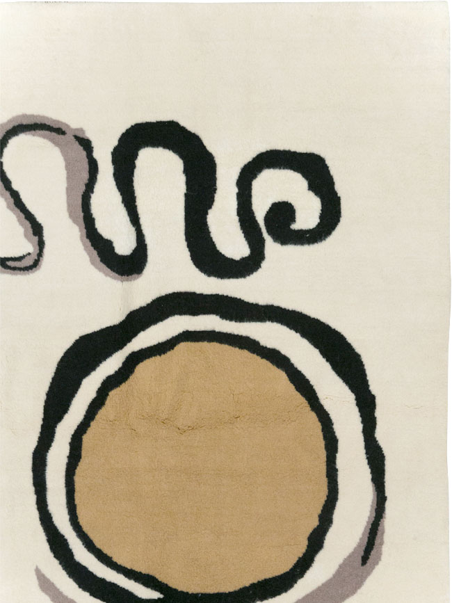 Modern Turkish Art Deco Carpet in the style of Alexander Calder, No.32138 - Gsblank