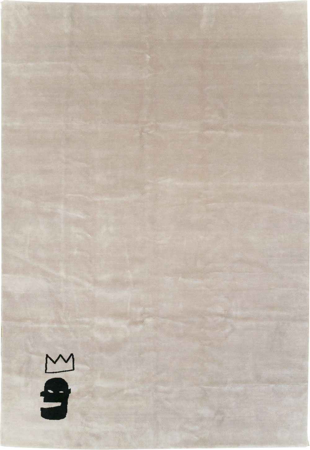 Modern Turkish Room Size Carpet in the style of Jean-Michel Basquiat, No.32139 - Gsblank