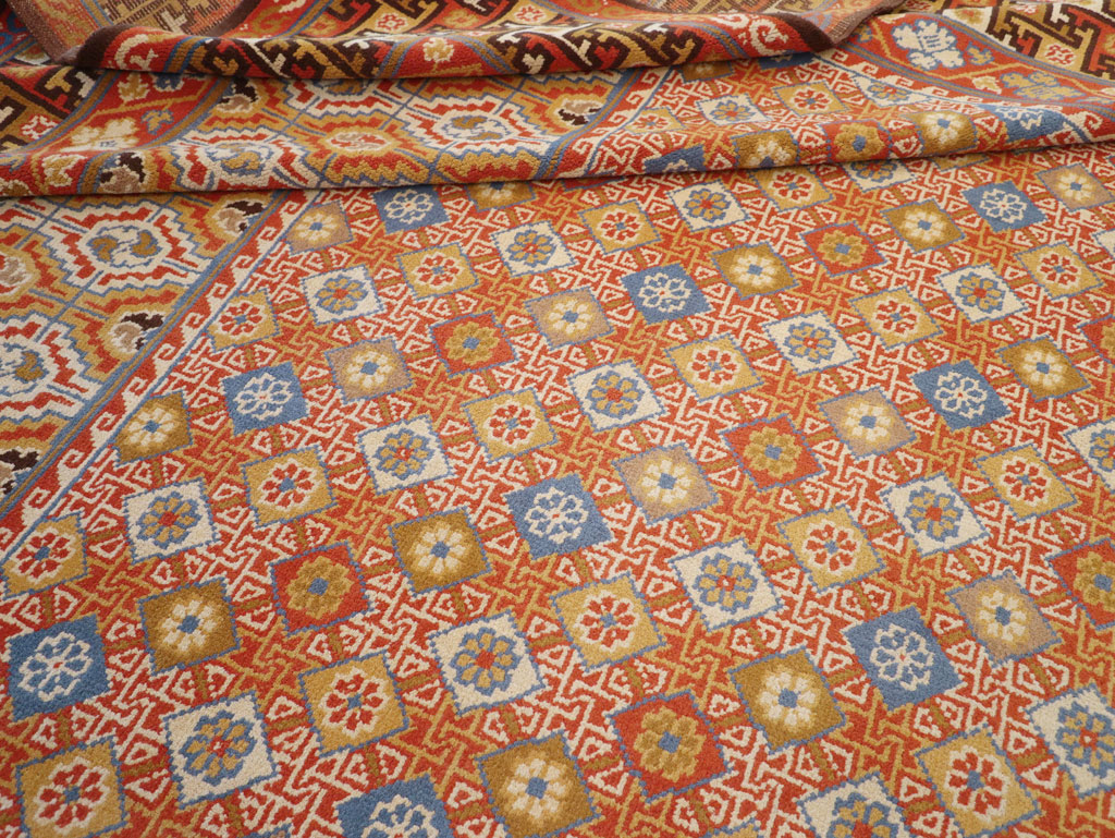 Vintage Spanish Cuenca Oversize Carpet, No.32140 - Gsblank