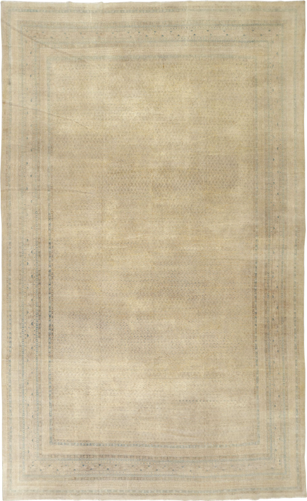 Antique Persian Mir Oversize Carpet, No.32144 - Gsblank