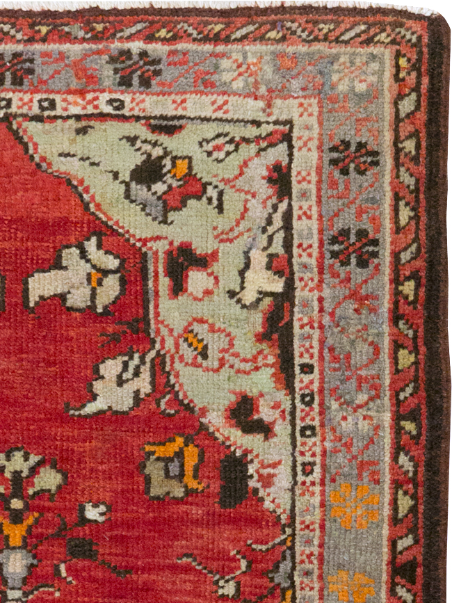 Vintage Turkish Anatolian Throw Rug, No.32147 - Gsblank