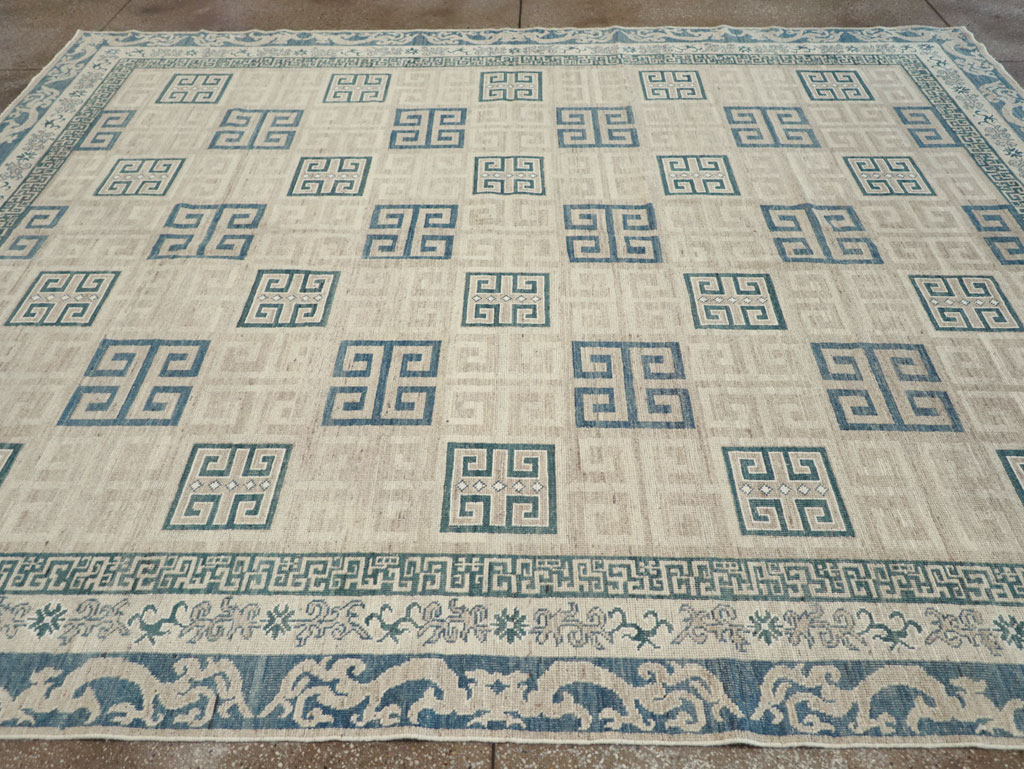 Modern East Turkestan Khotan Room Size Carpet, No.32150 - Gsblank