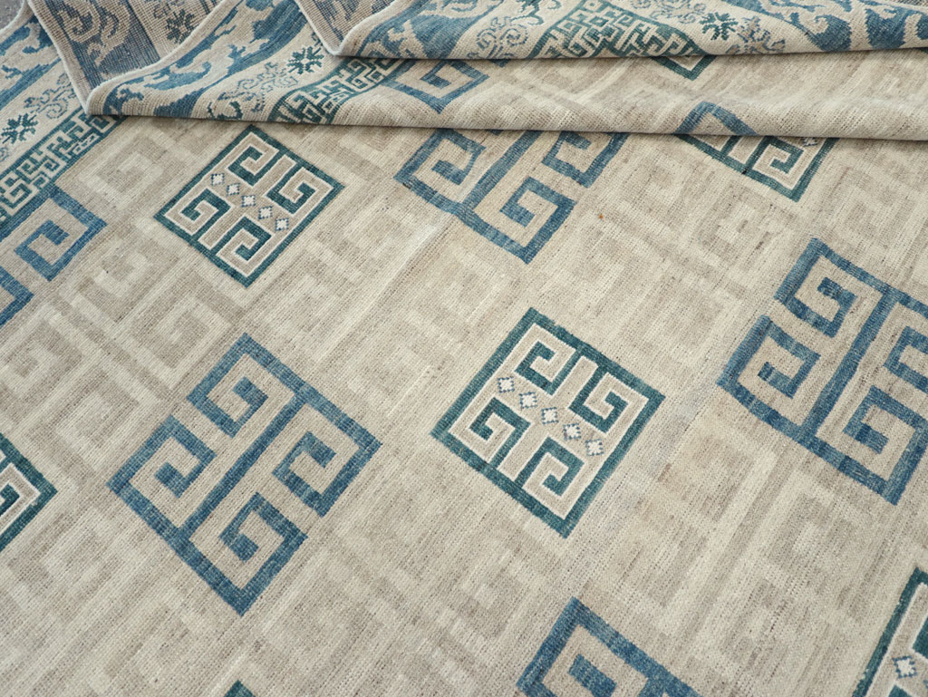 Modern East Turkestan Khotan Room Size Carpet, No.32150 - Gsblank