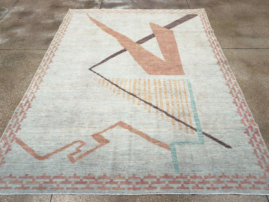 Modern East Turkestan Khotan Accent Carpet, No.32155 - Gsblank