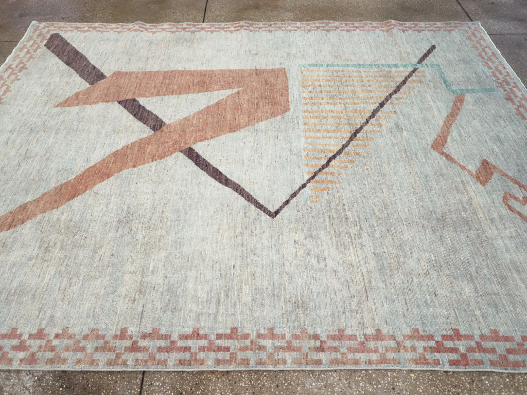 Modern East Turkestan Khotan Accent Carpet, No.32155 - Gsblank