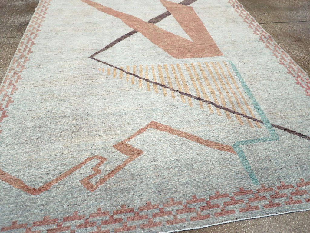 Modern East Turkestan Khotan Accent Carpet, No.32155 - Gsblank