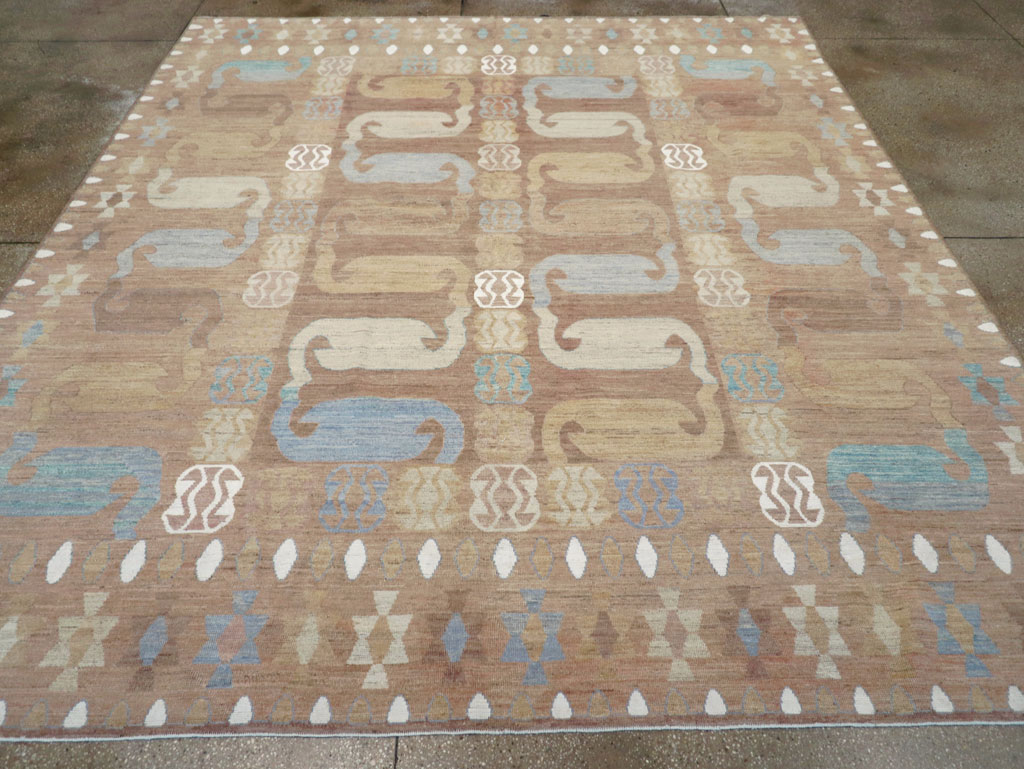 Modern East Turkestan Khotan Room Size Carpet, No.32157 - Gsblank