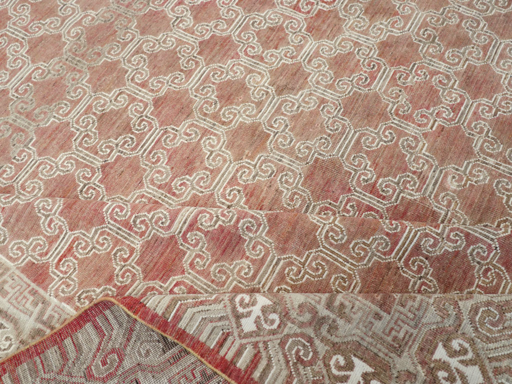 Modern East Turkestan Khotan Room Size Carpet, No.32158 - Gsblank