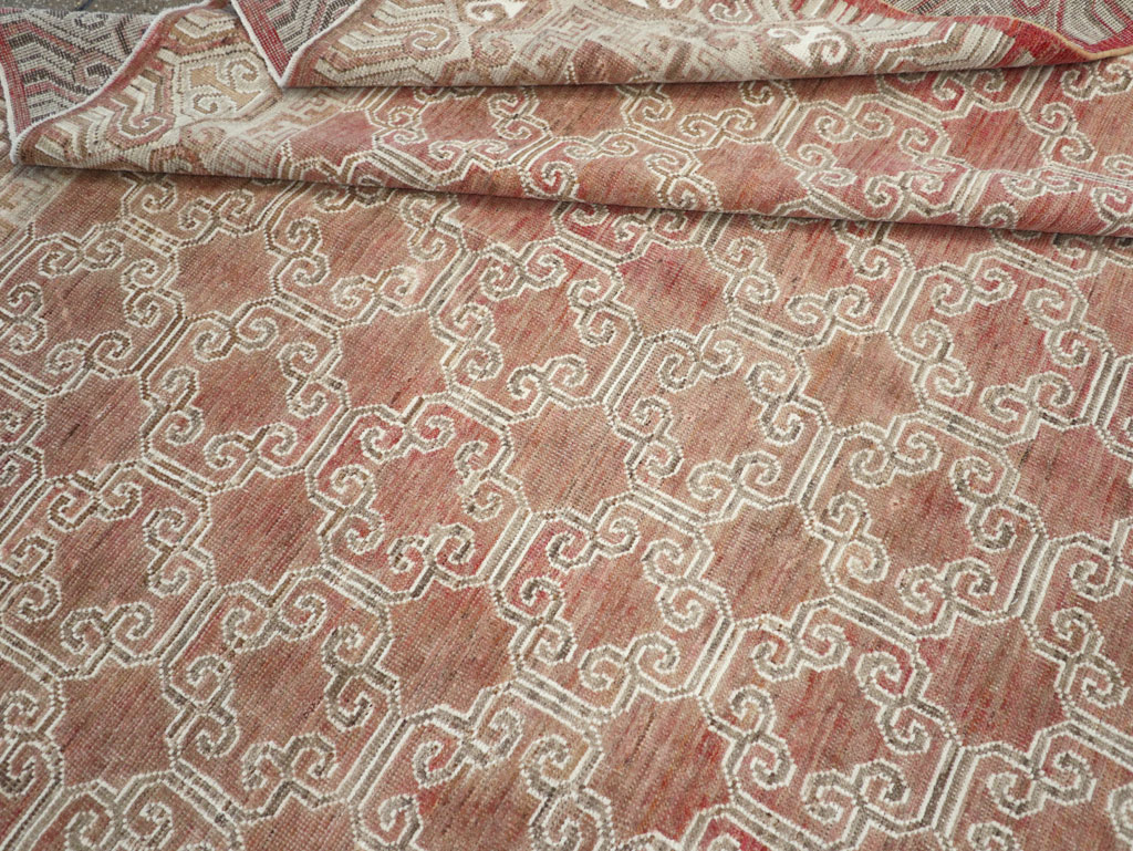 Modern East Turkestan Khotan Room Size Carpet, No.32158 - Gsblank