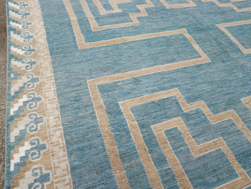 Modern African Tuareg Inspired East Turkestan Khotan Room Size Carpet, No.32160 - Gsblank