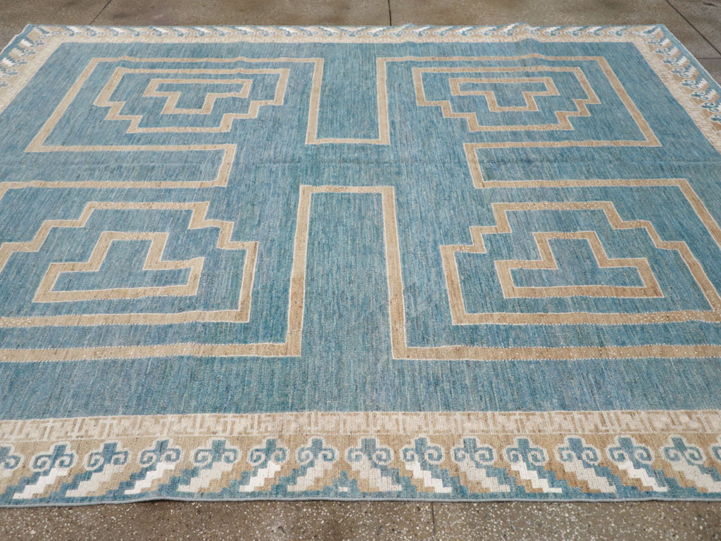 African Tuareg Inspired Modern East Turkestan Khotan Room Size Carpet, No.32160 - Gsblank