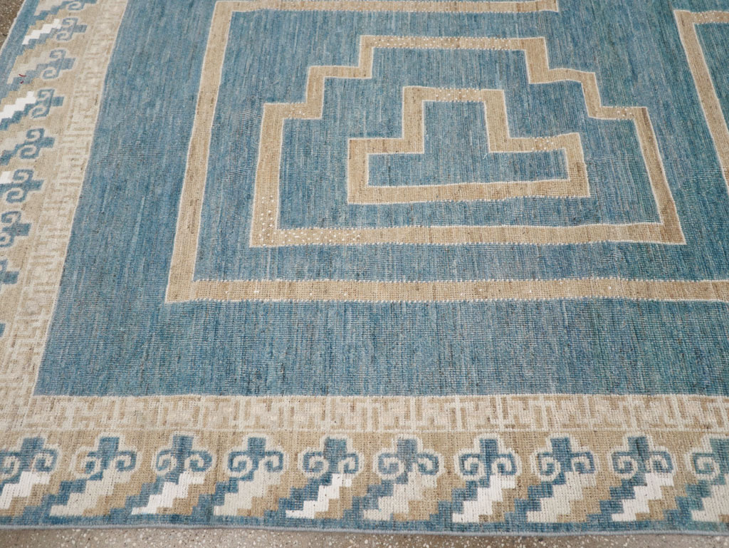 Modern African Tuareg Inspired East Turkestan Khotan Room Size Carpet, No.32160 - Gsblank