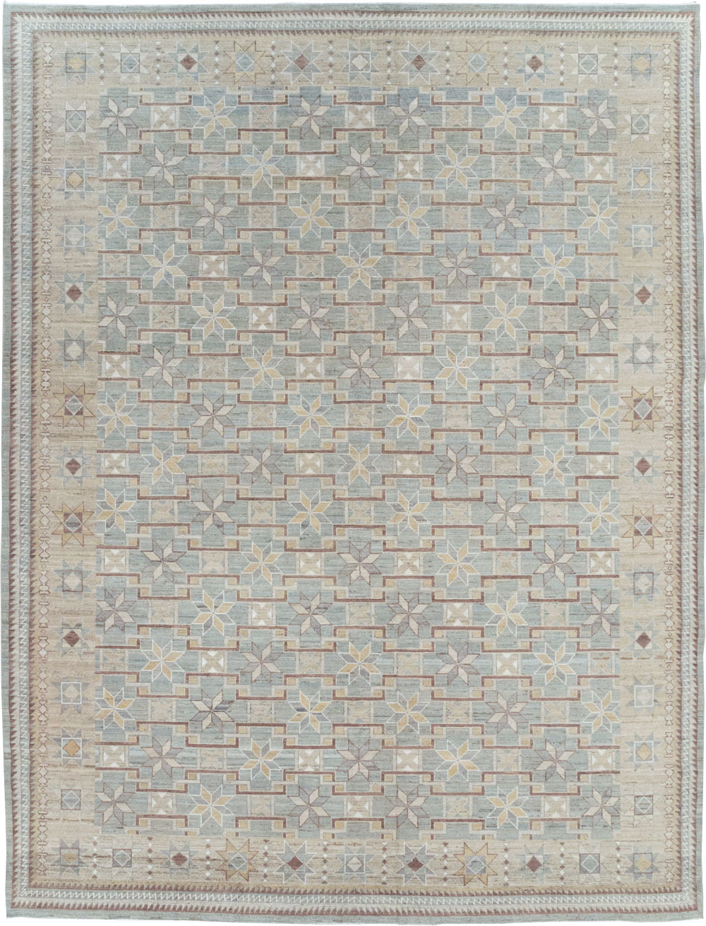 Modern East Turkestan Khotan Room Size Carpet, No.32164 - Gsblank