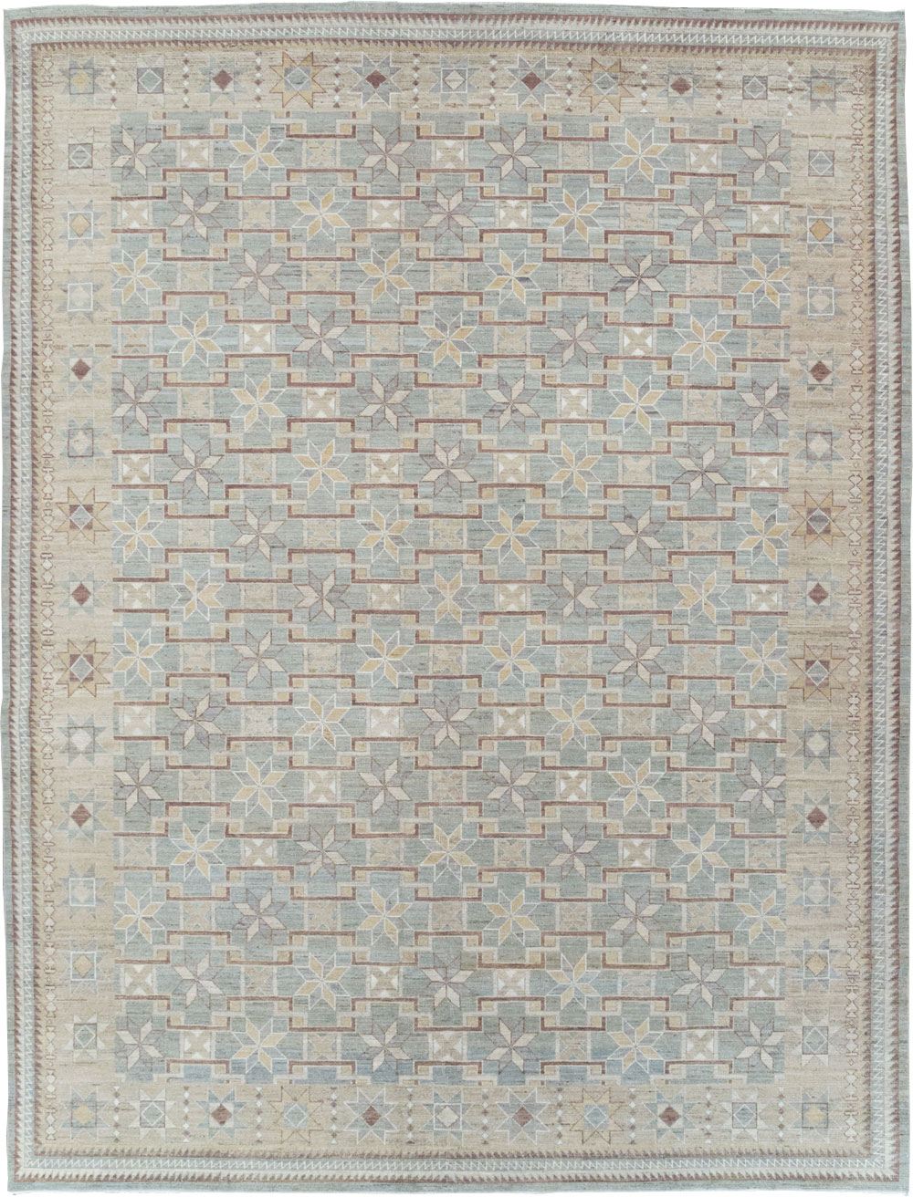 Modern East Turkestan Khotan Room Size Carpet, No.32164 - Gsblank
