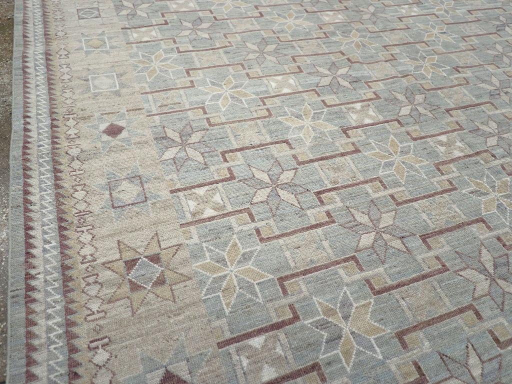 Modern East Turkestan Khotan Room Size Carpet, No.32164 - Gsblank