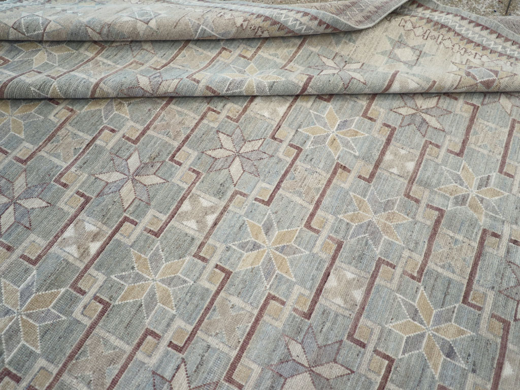 Modern East Turkestan Khotan Room Size Carpet, No.32164 - Gsblank