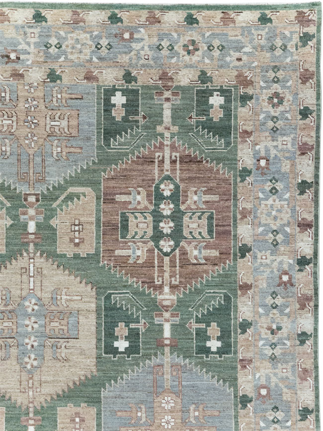 Modern East Turkestan Khotan Small Room Size Carpet, No.32165 - Gsblank