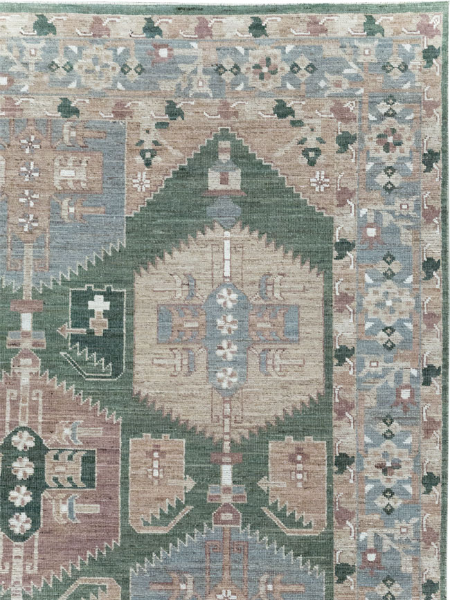 Modern East Turkestan Khotan Small Room Size Carpet, No.32165 - Gsblank