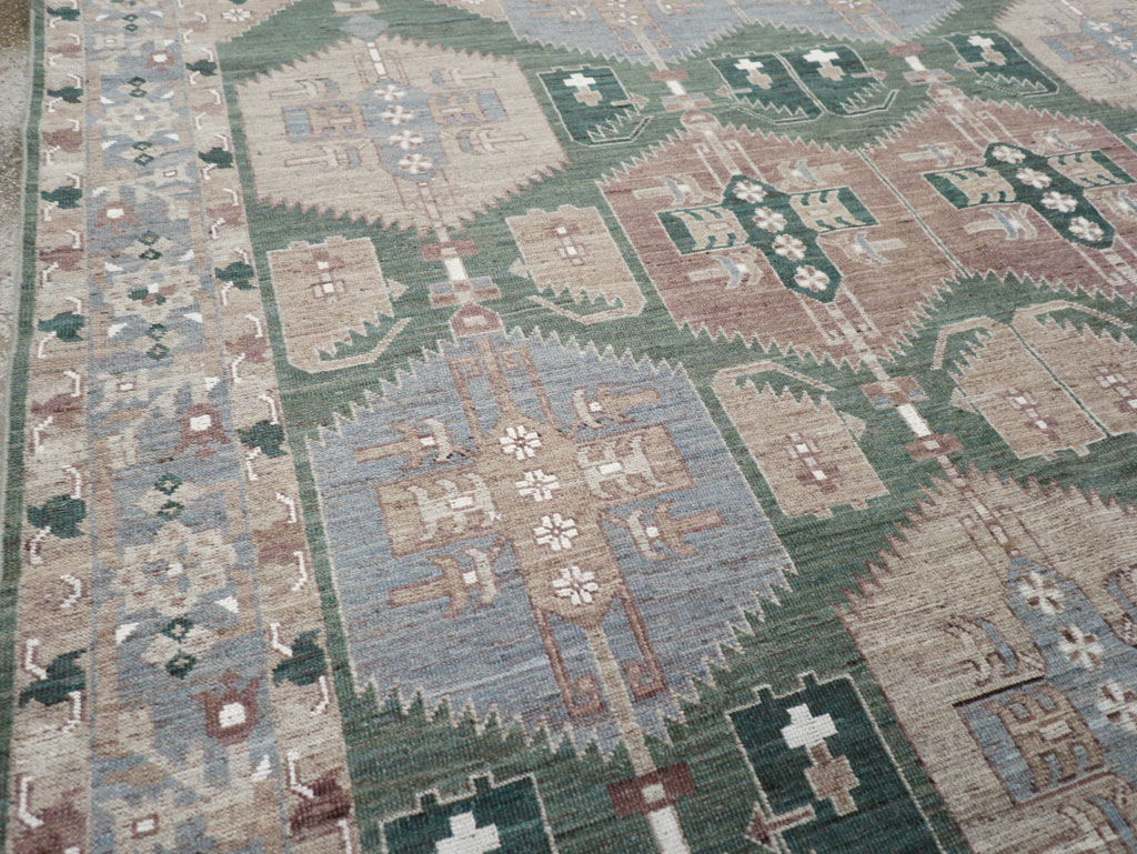 Modern East Turkestan Khotan Small Room Size Carpet, No.32165 - Gsblank