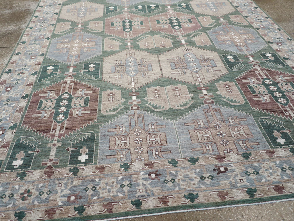 Modern East Turkestan Khotan Small Room Size Carpet, No.32165 - Gsblank