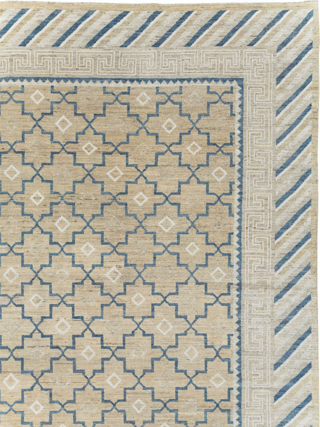 Modern East Turkestan Khotan Large Room Size Carpet, No.32166 - Gsblank