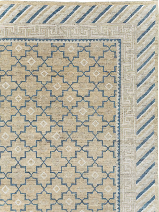 Modern East Turkestan Khotan Large Room Size Carpet, No.32166 - Gsblank