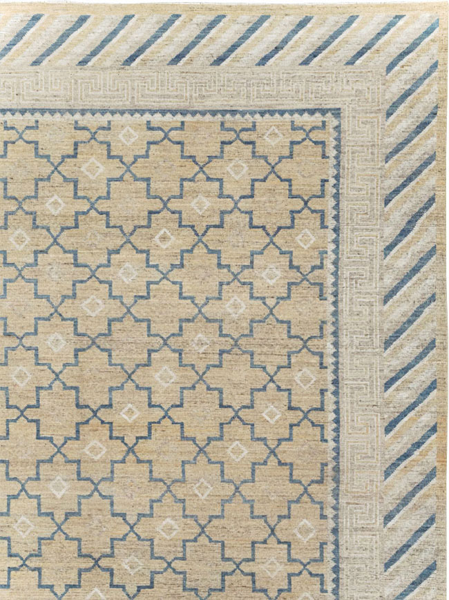 Modern East Turkestan Khotan Large Room Size Carpet, No.32166 - Gsblank