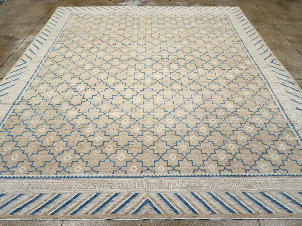 Modern East Turkestan Khotan Large Room Size Carpet, No.32166 - Gsblank