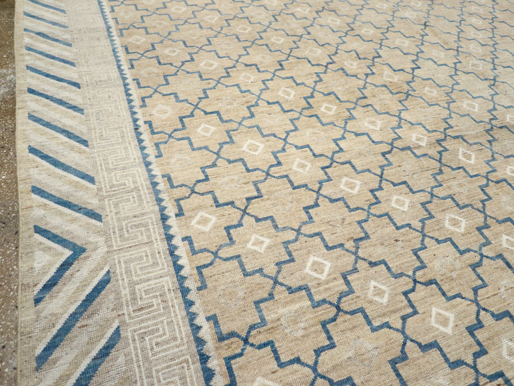 Modern East Turkestan Khotan Large Room Size Carpet, No.32166 - Gsblank