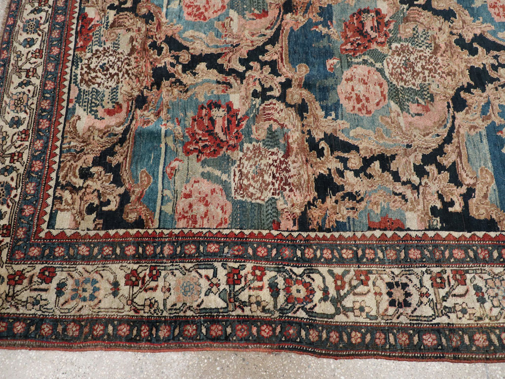 Antique Persian Bidjar Small Room Size Carpet, No.32178 - Gsblank