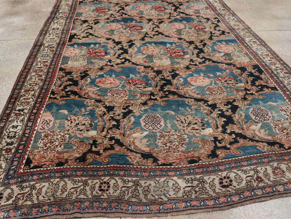 Antique Persian Bidjar Small Room Size Carpet, No.32178 - Gsblank