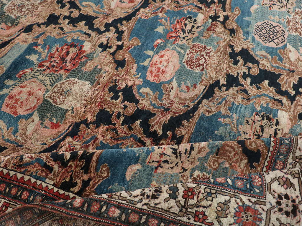 Antique Persian Bidjar Small Room Size Carpet, No.32178 - Gsblank
