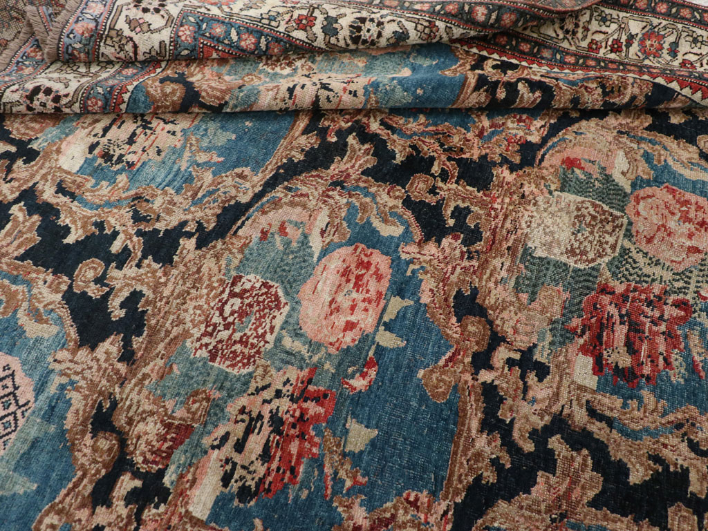 Antique Persian Bidjar Small Room Size Carpet, No.32178 - Gsblank