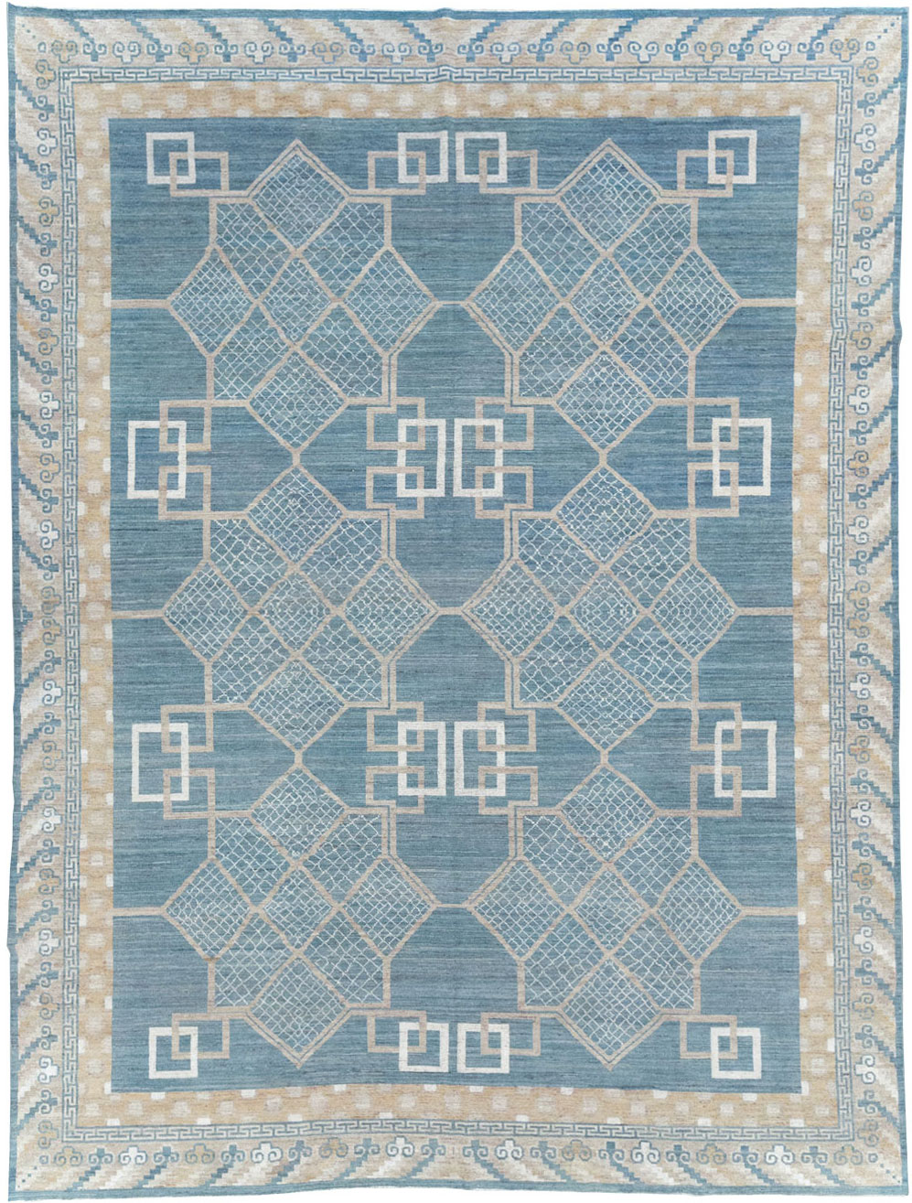 Modern East Turkestan Khotan Room Size Carpet, No.32186 - Gsblank