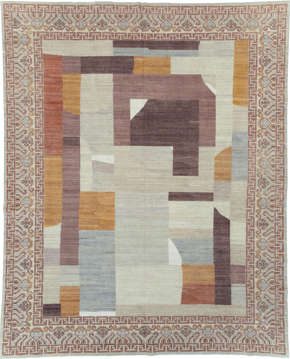 Modern East Turkestan Khotan Room Size Carpet, No.32190 - Gsblank