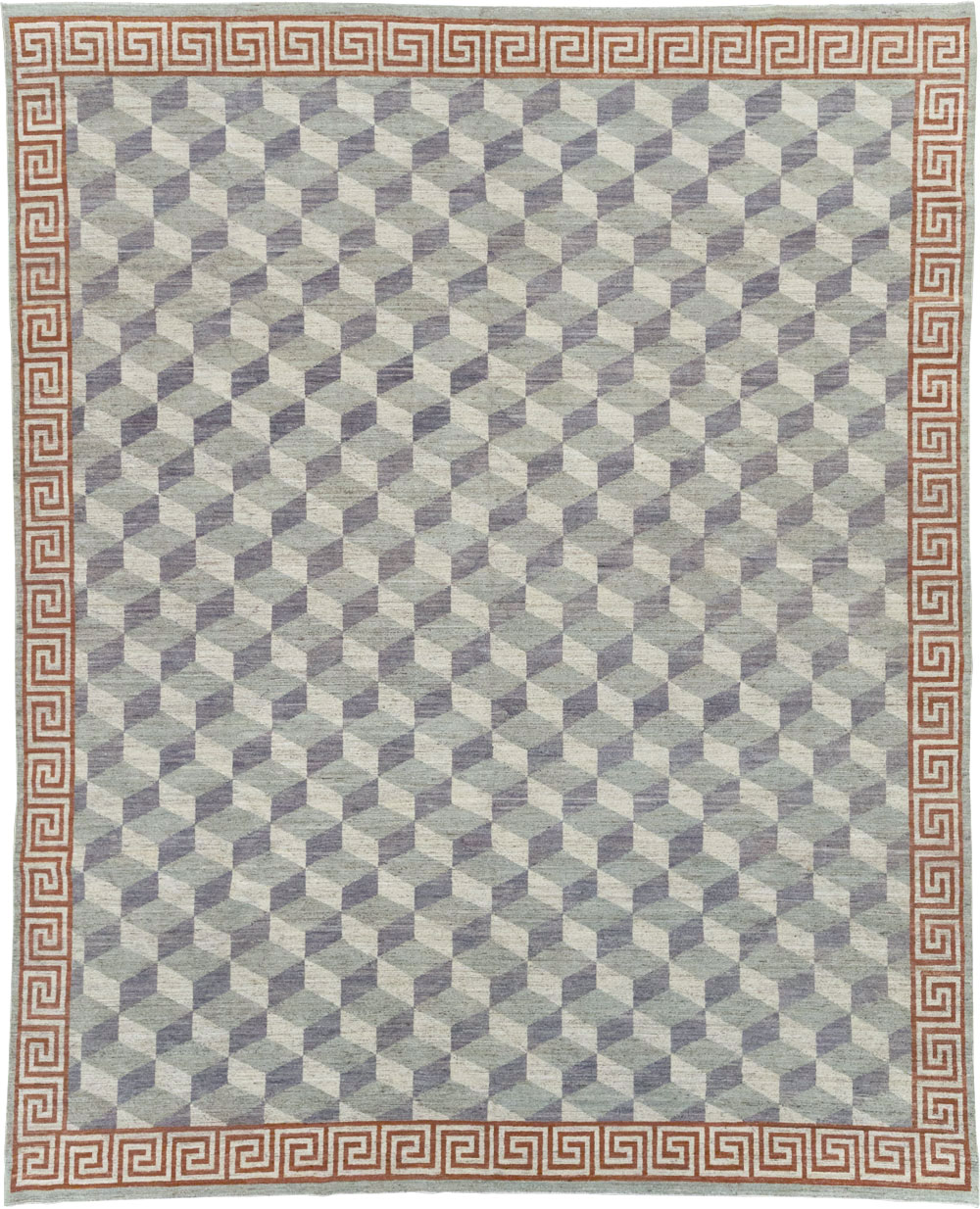 Modern East Turkestan Khotan Room Size Carpet, No.32191 - Gsblank