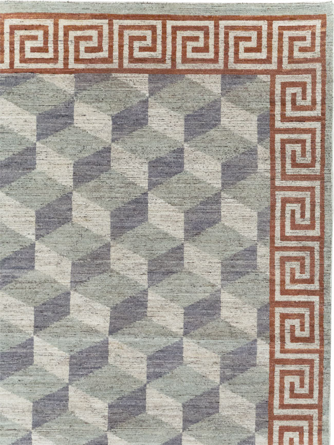 Modern East Turkestan Khotan Room Size Carpet, No.32191 - Gsblank