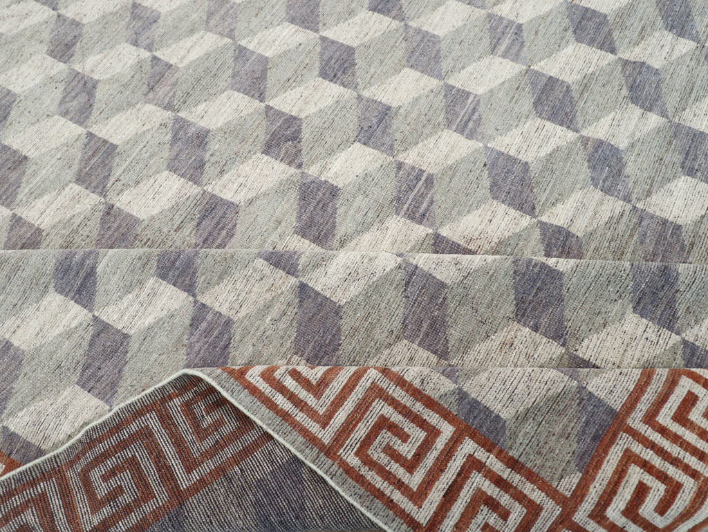 Modern East Turkestan Khotan Room Size Carpet, No.32191 - Gsblank