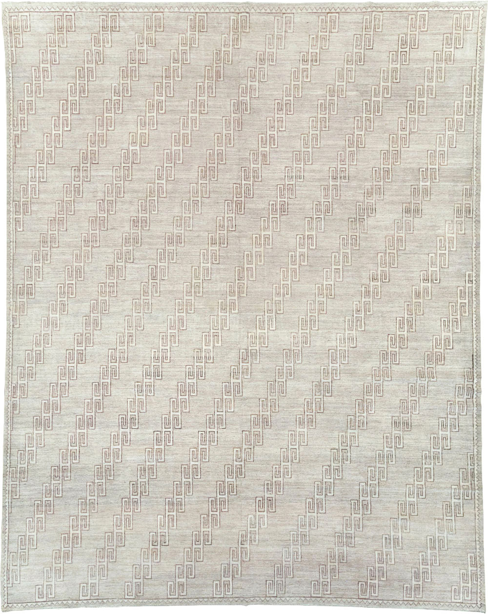 Contemporary East Turkestan Khotan Room Size Carpet, No.32193 - Gsblank