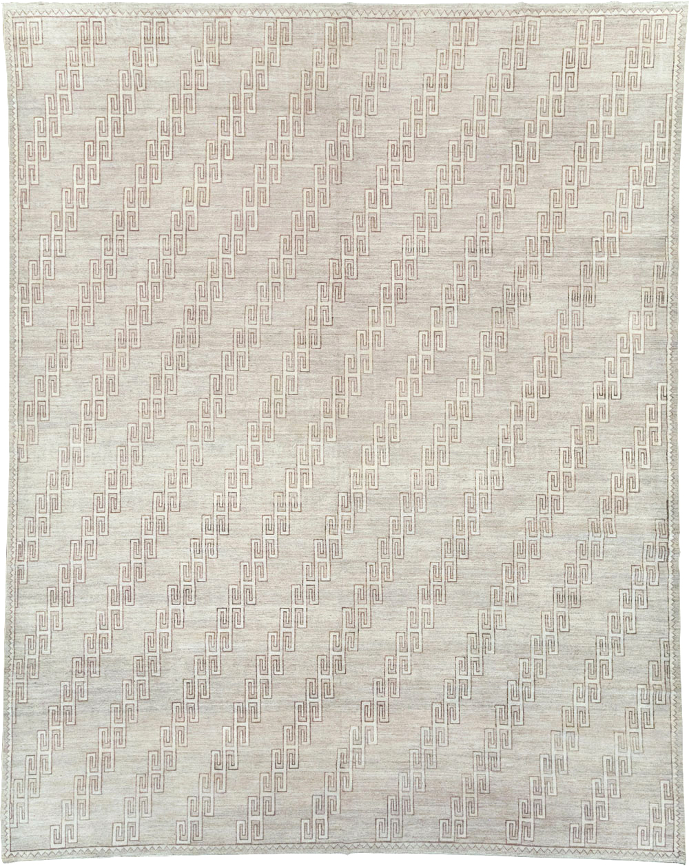 Contemporary East Turkestan Khotan Room Size Carpet, No.32193 - Gsblank