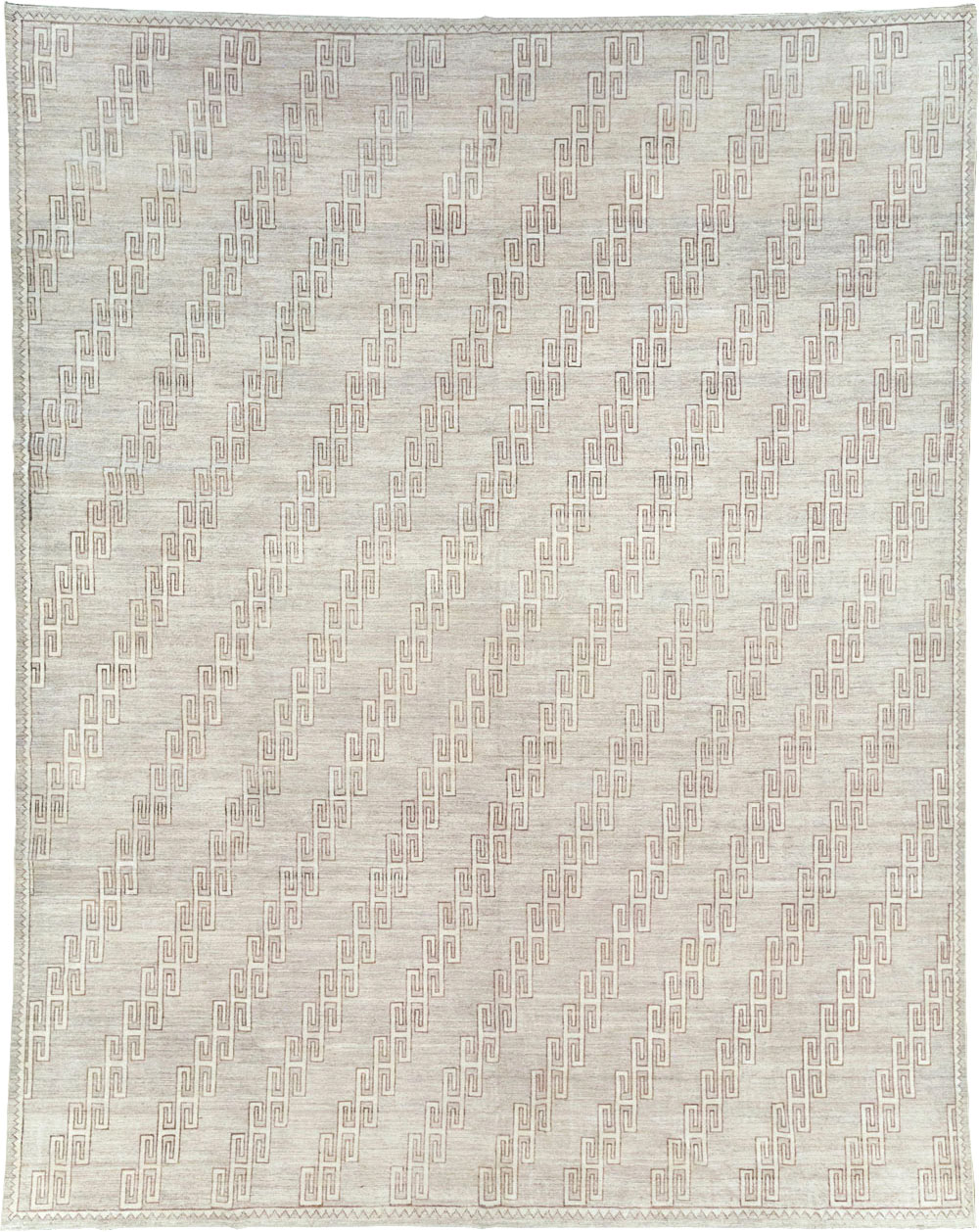 Contemporary East Turkestan Khotan Room Size Carpet, No.32193 - Gsblank