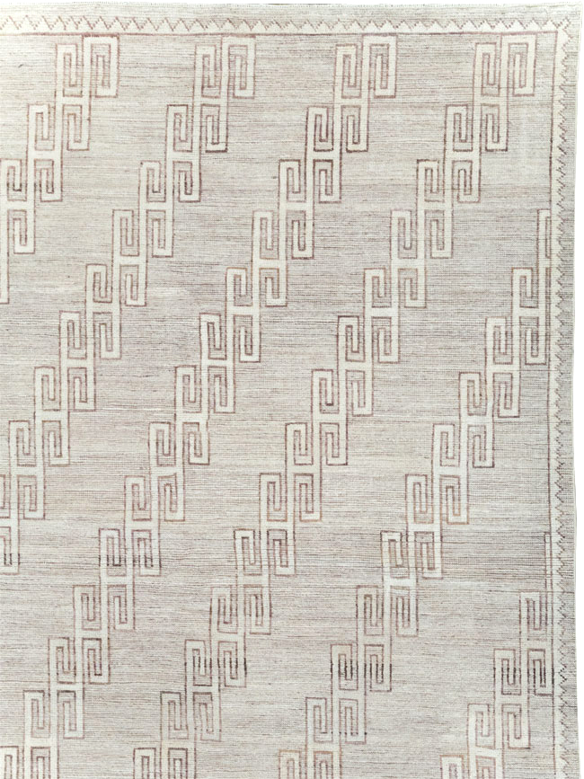 Contemporary East Turkestan Khotan Room Size Carpet, No.32193 - Gsblank