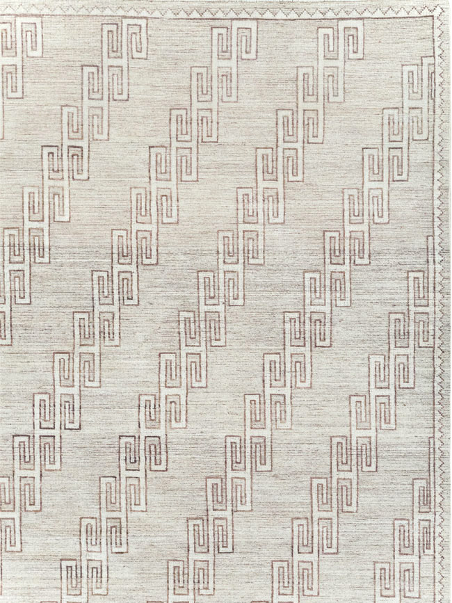 Contemporary East Turkestan Khotan Room Size Carpet, No.32193 - Gsblank