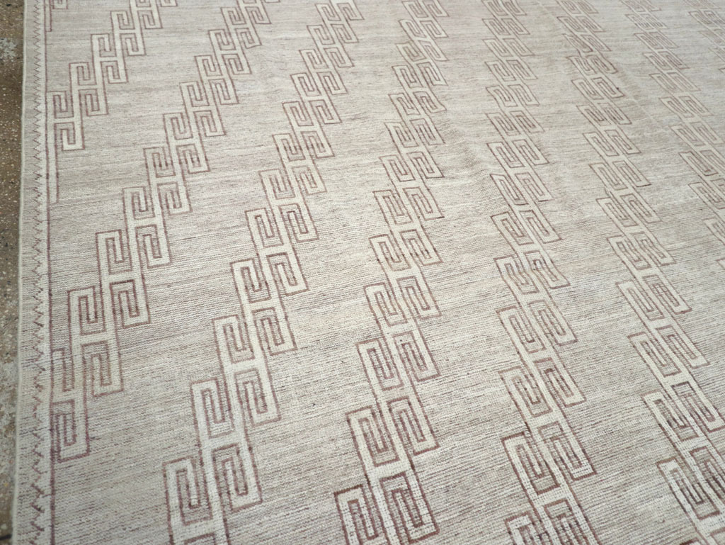 Contemporary East Turkestan Khotan Room Size Carpet, No.32193 - Gsblank