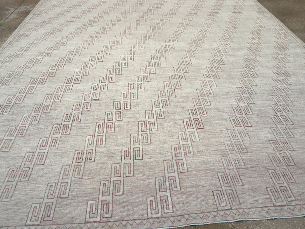 Contemporary East Turkestan Khotan Room Size Carpet, No.32193 - Gsblank