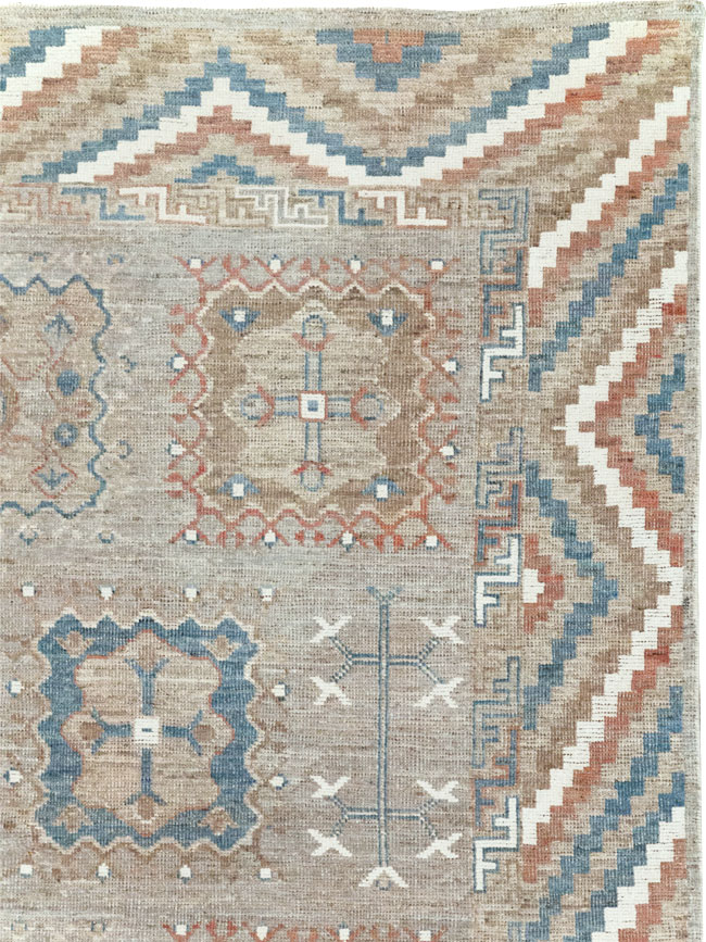 Modern East Turkestan Khotan Small Room Size Carpet, No.32205 - Gsblank