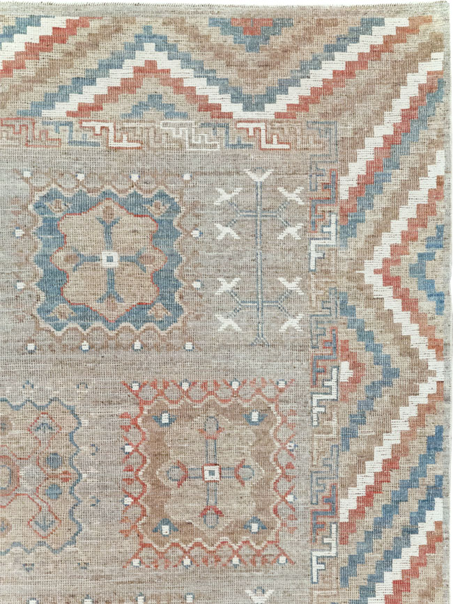 Modern East Turkestan Khotan Small Room Size Carpet, No.32205 - Gsblank