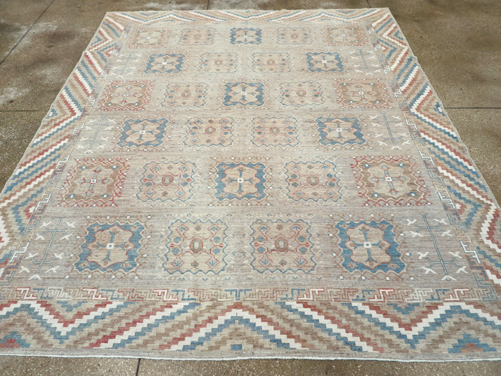 Modern East Turkestan Khotan Small Room Size Carpet, No.32205 - Gsblank