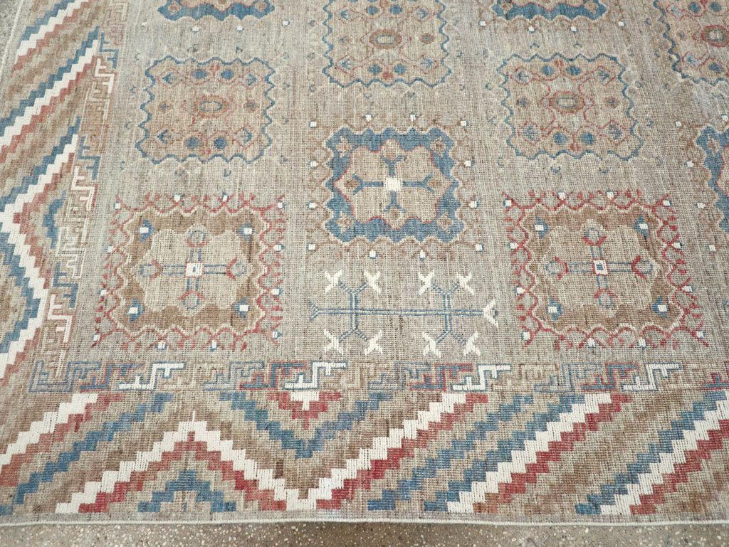 Modern East Turkestan Khotan Small Room Size Carpet, No.32205 - Gsblank